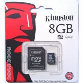 Cartão de Mémoria 8GB Kingston