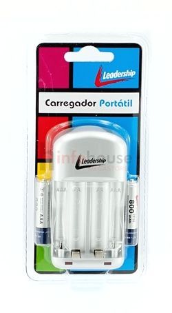 Carregador de Pilhas Portatil Leadership